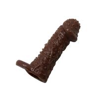 Censan 4 cm Uzatmalı Damarlı Penis Kılıfı Esmer