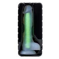 Censan Beyond Clark Glow Gece Parlayan Yeşil Dildo Silikon Şeffaf 22 cm