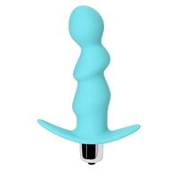 Censan Bland Anal Vibratör Plug Mavi 12 cm