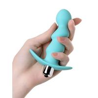 Censan Bland Anal Vibratör Plug Mavi 12 cm