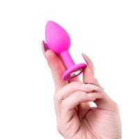 Censan Brilliant Anal Plug Pembe 7 cm 50 g