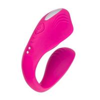 Censan Cobrum Çiftler İçin Vibratör Silikon Pembe 9,6 cm