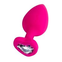 Censan Diamond Heart Anal Plug Pembe 9,5