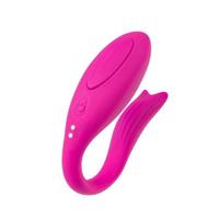 Censan Dolphy Çiftler İçin Vibratör Silikon Pembe 9,6 cm