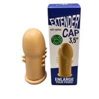 CENSAN Extender Cap Sitabella Penis Klıfı, 3.5 inç, antenli, lateks