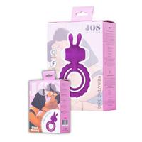 Censan Jos Good Bunny Titreşimli Mor Penis Halkası