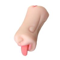 Censan Juicy Pussy Masturbator Realistik Fruity Tongu, Ağız ve Vajina TPE Ten 19 cm