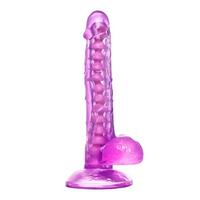 Censan Kıkırdaklı Jel Dildo Celiam, TPE, mor, 20,5 cm