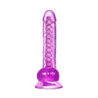 Censan Kıkırdaklı Jel Dildo Celiam, TPE, mor, 20,5 cm