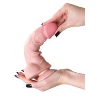 Censan My Babe Kıkırdaklı Deri Katmanlı My Dainty  20,5 cm Dildo