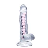 CENSAN  Paret Kıkırdaklı Jel Dildo 18 cm