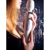 Censan Satisfyer Wand-er Woman Beyaz Vibratör 34cm