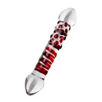 Censan Sexus Çift Taraflı Cam Dildo 21 cm