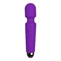 Female Wand Massager Şarjlı Vibratör - Mor