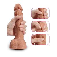 Hill İleri Geri Hareketli Şarjlı Titreşimli Gerçekçi Dildo 21 cm