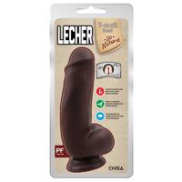 Lecher Kıkırdaklı Gerçekçi Dildo - 18cm Zenci