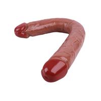 Noctis 46cm Kahverengi Çift Taraflı Dildo No:88